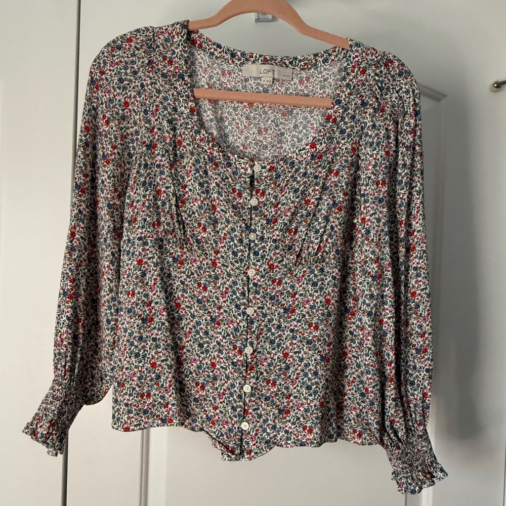 LOFT Floral Women's Top